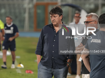 Daniele Sebastiani is present before the Serie C NOW match between Delfino Pescara 1936 and Torres at Stadio Adriatico ''Giovanni Cornacchia...