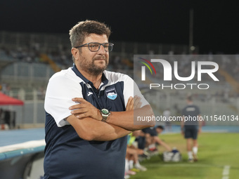 Silvio Baldini is the head coach of Delfino Pescara 1936 during the Serie C NOW match between Delfino Pescara 1936 and Torres at Stadio Adri...