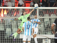 Alessandro Plizzari of Delfino Pescara 1936 is in action during the Serie C NOW match between Delfino Pescara 1936 and Torres at Stadio Adri...