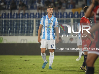 Georgi Tunjov of Delfino Pescara 1936 during the Serie C NOW match between Delfino Pescara 1936 and Torres at Stadio Adriatico ''Giovanni Co...