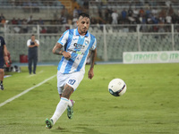 Accursio Bentivegna of Delfino Pescara 1936 is in action during the Serie C NOW match between Delfino Pescara 1936 and Torres at Stadio Adri...