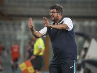 Silvio Baldini is the head coach of Delfino Pescara 1936 during the Serie C NOW match between Delfino Pescara 1936 and Torres at Stadio Adri...