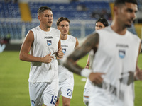 Riccardo Tonin of Delfino Pescara 1936 before the Serie C NOW match between Delfino Pescara 1936 and Torres at Stadio Adriatico ''Giovanni C...