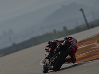 Francesco Pecco Bagnaia (1) of Italy and Ducati Lenovo Team during the race day of the Gran Premio GoPro de Aragon at Motorland Aragon Circu...