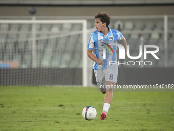 Matteo Dagasso of Delfino Pescara 1936 is in action during the Serie C NOW match between Delfino Pescara 1936 and Torres at Stadio Adriatico...