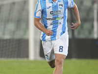 Matteo Dagasso of Delfino Pescara 1936 is in action during the Serie C NOW match between Delfino Pescara 1936 and Torres at Stadio Adriatico...