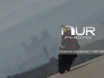 Jack Miller (43) of Austria and Red Bull KTM Factory Racing KTM during the race day of the Gran Premio GoPro de Aragon at Motorland Aragon C...