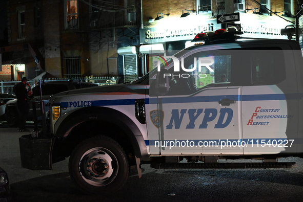 A 37-year-old male is wounded in a shooting in Brooklyn, New York, United States, on September 1, 2024. At approximately 11:20 pm, Sunday ev...