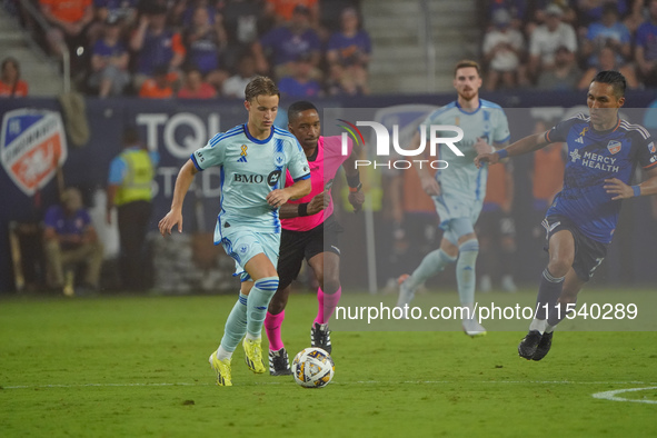 Montreal midfielder Lassi Lappalainen appears during the Major League Soccer match between FC Cincinnati and CF Montreal at TQL Stadium in C...