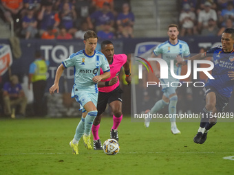 Montreal midfielder Lassi Lappalainen appears during the Major League Soccer match between FC Cincinnati and CF Montreal at TQL Stadium in C...