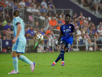 Cincinnati defender Chidozie Awaziem is seen during the Major League Soccer match between FC Cincinnati and CF Montreal at TQL Stadium in Ci...