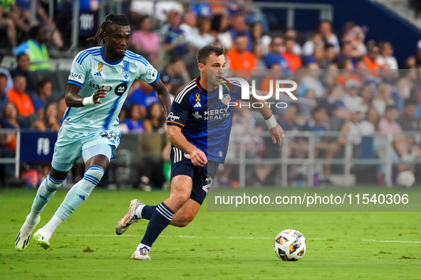 Cincinnati midfielder Pavel Bucha appears during the Major League Soccer match between FC Cincinnati and CF Montreal at TQL Stadium in Cinci...