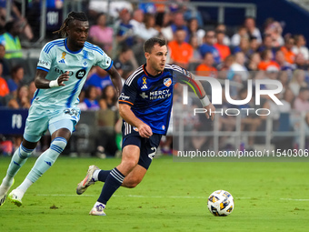 Cincinnati midfielder Pavel Bucha appears during the Major League Soccer match between FC Cincinnati and CF Montreal at TQL Stadium in Cinci...