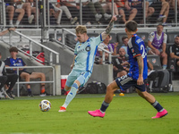 Montreal defender Dawid Bugaj appears during the Major League Soccer match between FC Cincinnati and CF Montreal at TQL Stadium in Cincinnat...