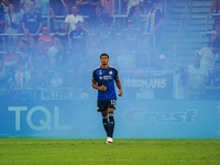 Cincinnati defender Miles Robinson appears during the Major League Soccer match between FC Cincinnati and CF Montreal at TQL Stadium in Cinc...