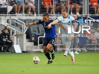 Cincinnati midfielder Yuya Kubo appears during the Major League Soccer match between FC Cincinnati and CF Montreal at TQL Stadium in Cincinn...