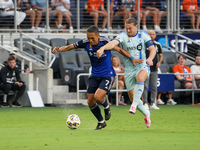 Cincinnati midfielder Yuya Kubo appears during the Major League Soccer match between FC Cincinnati and CF Montreal at TQL Stadium in Cincinn...