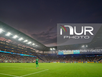 Montreal goalie Jonathan Sirols appears during the Major League Soccer match between FC Cincinnati and CF Montreal at TQL Stadium in Cincinn...