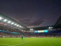 Montreal goalie Jonathan Sirols appears during the Major League Soccer match between FC Cincinnati and CF Montreal at TQL Stadium in Cincinn...