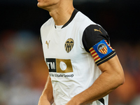 Pepelu of Valencia CF looks on prior to the LaLiga EA Sports match between Valencia CF and Villarreal CF at Mestalla stadium in Valencia, Sp...