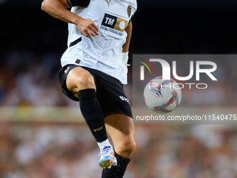 Diego Lopez of Valencia CF is in action during the LaLiga EA Sports match between Valencia CF and Villarreal CF at Mestalla stadium in Valen...