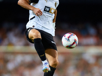 Diego Lopez of Valencia CF is in action during the LaLiga EA Sports match between Valencia CF and Villarreal CF at Mestalla stadium in Valen...