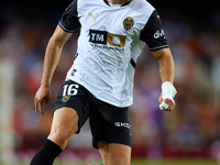 Diego Lopez of Valencia CF is in action during the LaLiga EA Sports match between Valencia CF and Villarreal CF at Mestalla stadium in Valen...