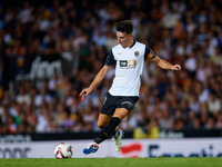 Pepelu of Valencia CF is in action during the LaLiga EA Sports match between Valencia CF and Villarreal CF at Mestalla stadium in Valencia,...