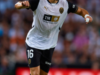 Diego Lopez of Valencia CF is in action during the LaLiga EA Sports match between Valencia CF and Villarreal CF at Mestalla stadium in Valen...