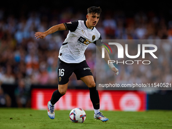 Diego Lopez of Valencia CF is in action during the LaLiga EA Sports match between Valencia CF and Villarreal CF at Mestalla stadium in Valen...