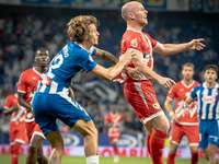 Carlos Romero, Isaac Palazon Isi during the LaLiga EA Sports match between RCD Espanyol de Barcelona and Rayo Vallecano, on August 31, 2024....