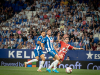 Adrian Embarba during the LaLiga EA Sports match between RCD Espanyol de Barcelona and Rayo Vallecano, on August 31, 2024.  (