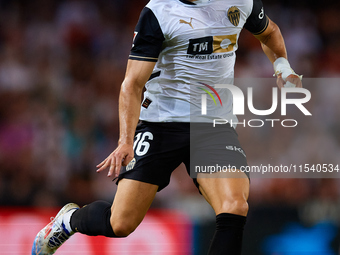 Diego Lopez of Valencia CF is in action during the LaLiga EA Sports match between Valencia CF and Villarreal CF at Mestalla stadium in Valen...