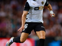 Diego Lopez of Valencia CF is in action during the LaLiga EA Sports match between Valencia CF and Villarreal CF at Mestalla stadium in Valen...