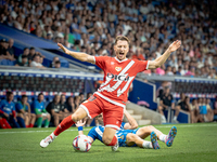 Alvaro Aguado, Ivan Balliu during the LaLiga EA Sports match between RCD Espanyol de Barcelona and Rayo Vallecano, on August 31, 2024.  (