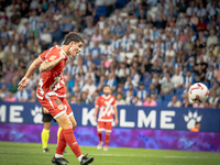 Sergio Camello during the LaLiga EA Sports match between RCD Espanyol de Barcelona and Rayo Vallecano, on August 31, 2024.  (