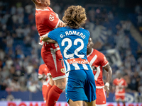 Carlos Romero, Isaac Palazon Isi during the LaLiga EA Sports match between RCD Espanyol de Barcelona and Rayo Vallecano, on August 31, 2024....