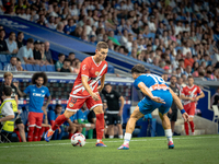 Jorge De Frutos, Alvaro Aguado during the LaLiga EA Sports match between RCD Espanyol de Barcelona and Rayo Vallecano, on August 31, 2024....