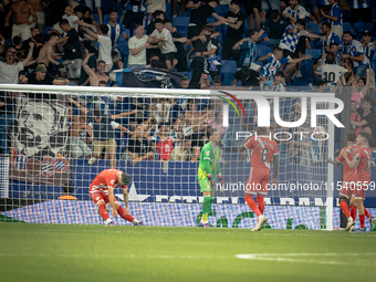 Alejo Veliz during the LaLiga EA Sports match between RCD Espanyol de Barcelona and Rayo Vallecano, on August 31, 2024.  (