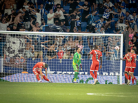 Alejo Veliz during the LaLiga EA Sports match between RCD Espanyol de Barcelona and Rayo Vallecano, on August 31, 2024.  (