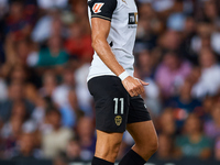 Rafa Mir of Valencia CF looks on during the LaLiga EA Sports match between Valencia CF and Villarreal CF at Mestalla stadium in Valencia, Sp...