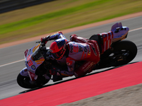 Marc Marquez (93) of Spain and Gresini Racing Moto GP Ducati during the race day of the Gran Premio GoPro de Aragon at Motorland Aragon Circ...