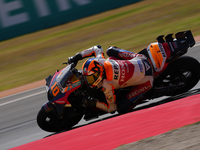 Luca Marini (10) of Italy and Repsol Honda Team during the race day of the Gran Premio GoPro de Aragon at Motorland Aragon Circuit on Septem...