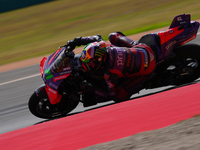 Franco Morbidelli (21) of Italy and Prima Pramac Racing Ducati during the race day of the Gran Premio GoPro de Aragon at Motorland Aragon Ci...