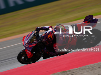 Jorge Martin (89) of Spain and Prima Pramac Racing Ducati during the race day of the Gran Premio GoPro de Aragon at Motorland Aragon Circuit...