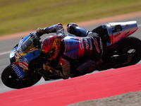 Raul Fernandez (25) of Spain and Trackhouse Racing during the race day of the Gran Premio GoPro de Aragon at Motorland Aragon Circuit on Sep...