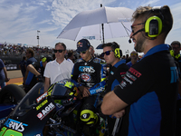 Diogo Moreira (10) of Brazil and of Italy and ltrans Racing Team Kalex during the race day of the Gran Premio GoPro de Aragon at Motorland A...