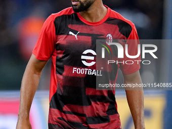 Ruben Loftus-Cheek of AC Milan looks on during the Serie A Enilive match between SS Lazio and AC Milan at Stadio Olimpico on Aug 31, 2024 in...