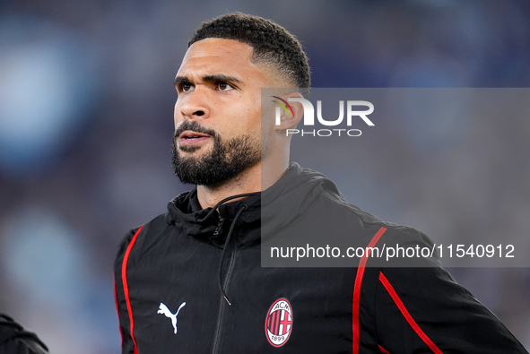 Ruben Loftus-Cheek of AC Milan looks on during the Serie A Enilive match between SS Lazio and AC Milan at Stadio Olimpico on Aug 31, 2024 in...