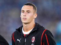 Filippo Terracciano of AC Milan looks on during the Serie A Enilive match between SS Lazio and AC Milan at Stadio Olimpico on Aug 31, 2024 i...